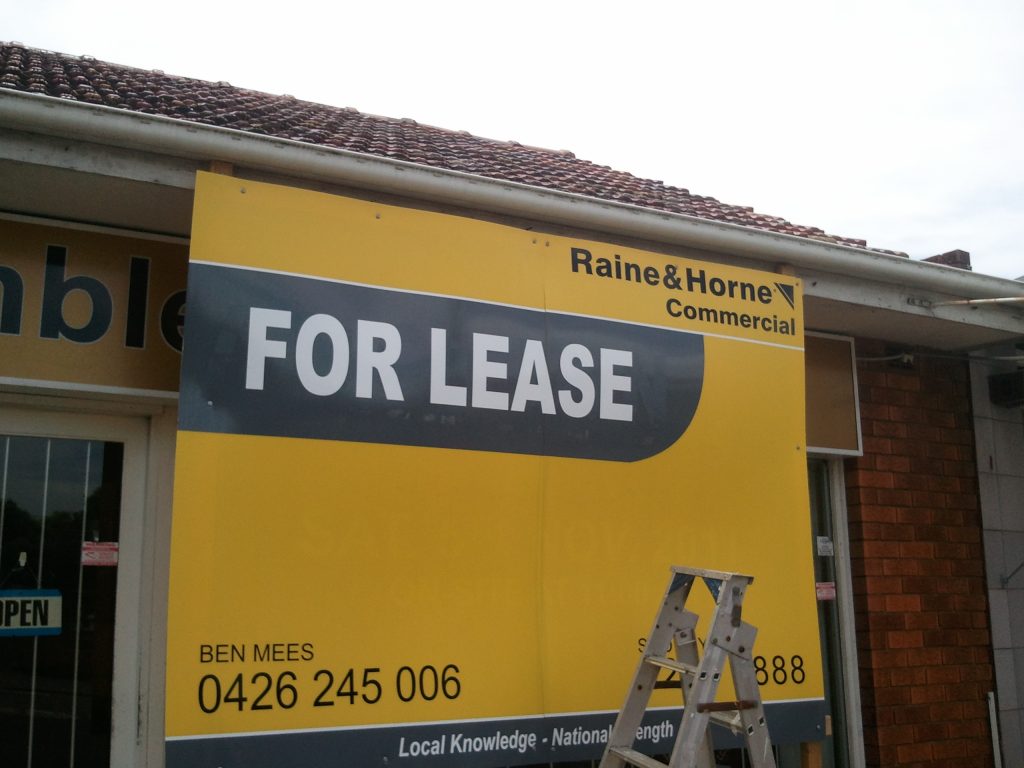 For Lease Signage