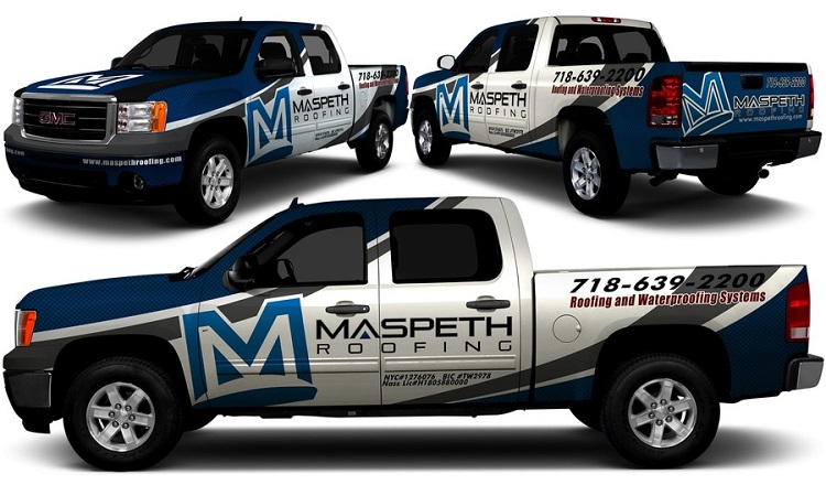 Roofing Company Truck Wraps - Get your company on top
