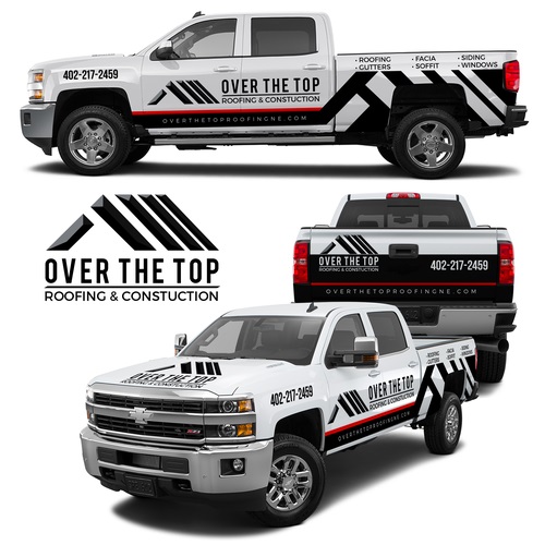 Roofing truck wrap is the perfect mobile outdoor advertisement