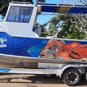 Reef Fishing Boat Wrap