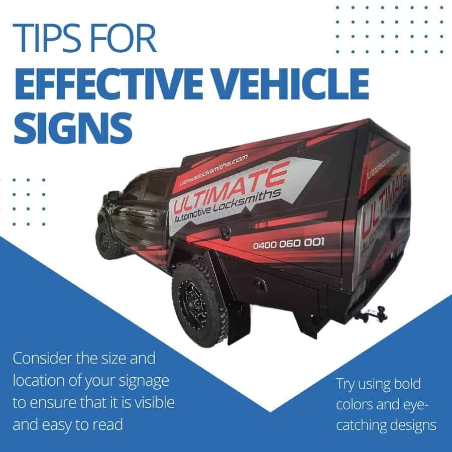 Tips for effective Fleet vehicle signs