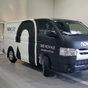 Coporate Branding on Trade Van